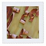 Square dimensions (in inches): 12 L x 12 W, image dimensions (in inches): 10 L x 10 W 100% poloyester; image is soft to touch. Made in USA Edges have pinking shear cut Image will not fade with washing. Image not a transfer, part of material