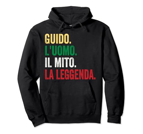 Guido El Hombre El Mito La Leyenda Regalo para Guido Sudadera con Capucha