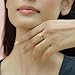 4-Stone Red CZ Fashion Ring, Rings for Women, Promise Rings for Her, Christmas Gifts, Engagement Rings for Women Solitaire Crystal Wedding Rings for Her Engagement Promise Statement Ring Marquise Cut Cubic Zirconia Engagement (Red CZ)