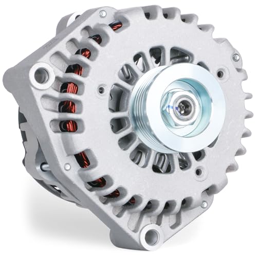 New Alternator Fit for 2005-2006 Chevy Silverado 1500, GMC Sierra 1500, Chevy Avalanche 1500, 2007 GMC Sierra 1500 Classic, Silverado 1500 Classic, 4.3L 4.8L 5.3L 6.0L 8302 ADR0368 400-12247 10392759