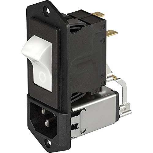 5145.ABDWF100C0.731, Power Entry Module Filtered M 3 POS 125VAC 10A Switch ST 1 Port