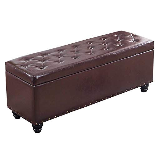 Banc ottoman de rangement pour chambre et balcon cocooning