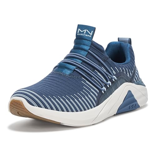 Skechers Men's A Linear 2.0-Holtz Sneaker, Navy, 12