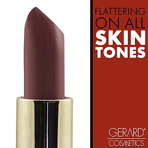 Gerard Cosmetics Lipstick - Creamy And Buttery Formula Creates Flawless Looking Pout - Envelops Lips In Rich, Pigmented Color - Smooth, Satin Finish - Will Not Dry Lips Out - 1995-0.14 Oz #TOP6