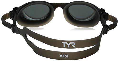 Tyr Vesi Mirrored Googles, Silver/Black, One Size #TOP1