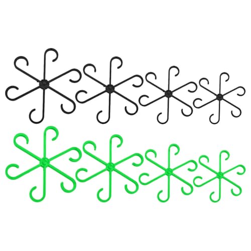 Image of BESPORTBLE Plant Support Stakes for Indoor Plants, 8Pcs Plastic Climbing Houseplant Stem Supports Reusable Plant Climbers Stem Holders Growth Accessories for Plant