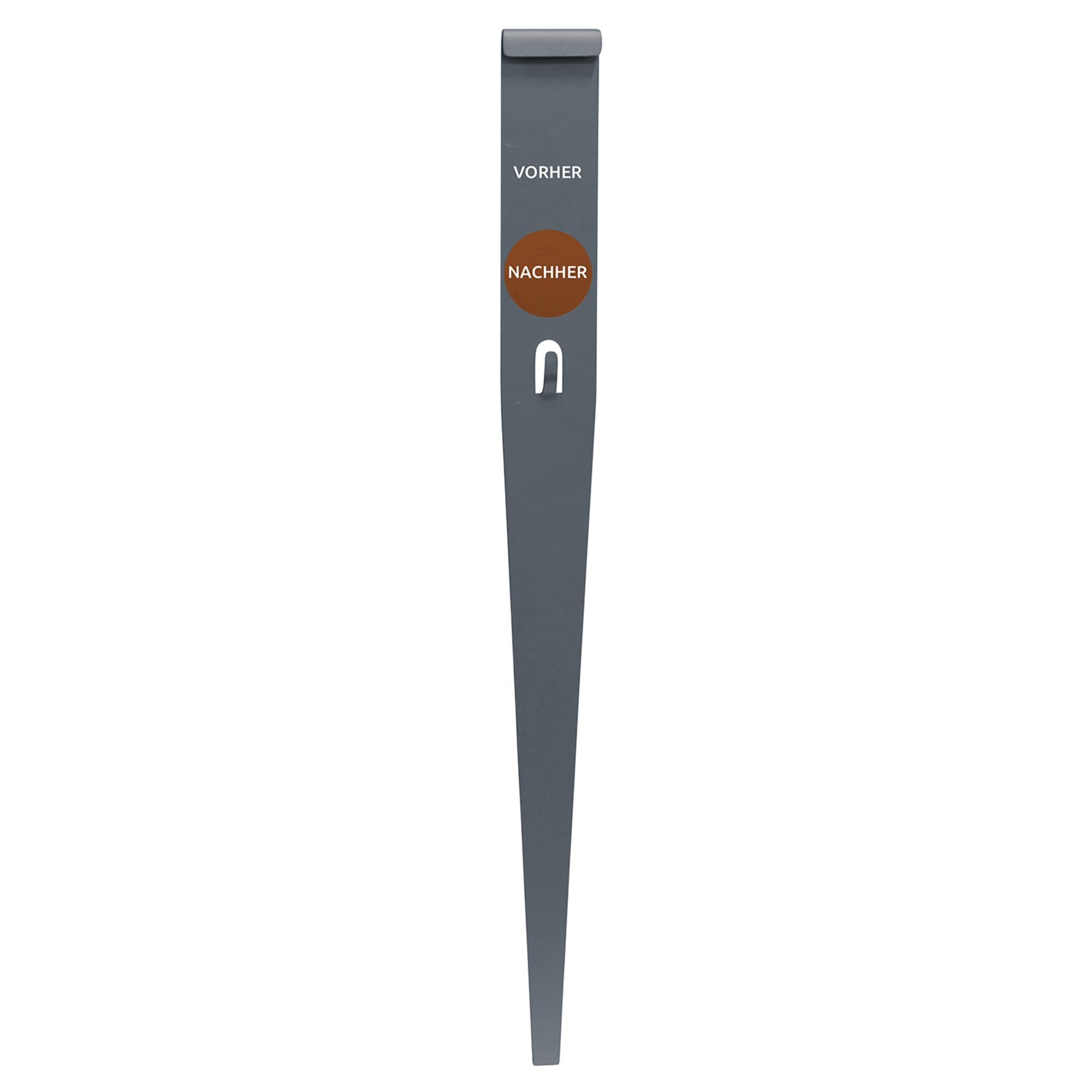 bellissa Bodenanker-Fixierung Rasenkanten 15er-Set Cortenstahl 20 cm | Robuster Erdspieß feuerverzinkt für zusätzliche Stabilisierung von Beetabgrenzungen, Beeteinfassungen & Beetbegrenzung