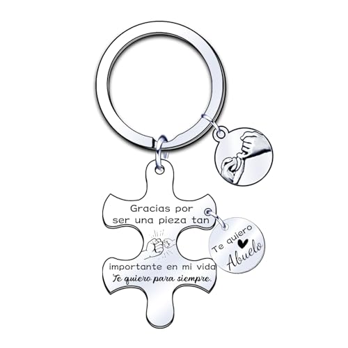 JRZDFXS Regali Nonni Portachiavi Uomo Regalo Festa del Papà Regali Per Nonni Originali Regali Nonni Originali Migliori Regalo Nonno Regali Festa del Papà, Argento, L JRZDFXS Regali Nonni Portachiavi Uomo Regalo Festa del Papà Regali Per Nonni Originali Regali Nonni Originali Migliori Regalo Nonno Regali Festa del Papà, Argento, L