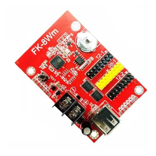 KACOME FK-8WM FK-8WN Wf Led Control Card for Single/Double Colour F3.75 F5.0 P10 LED Lintel Signage Display USB Controller(FK-8WM)