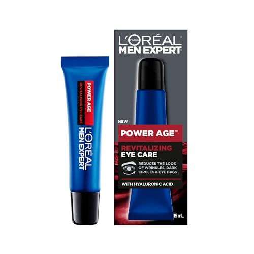 L'Oréal Paris Men Expert Power Age Revitalizing Eye Care & Men Expert Daily Face Cleanser with Amino Acid and Hyaluronic Acid - Image 3