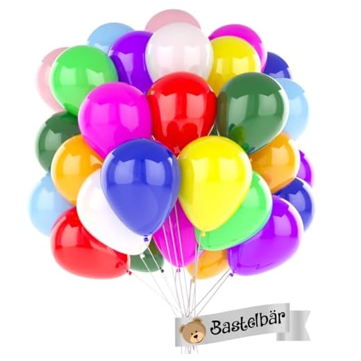 Bastelbär 100 globos de cumpleaños - globos cumpleaños - globos de colores - globos fiesta - globos para fiestas