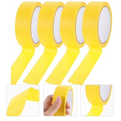 Image of Baluue 4rolls Masking Tape for Painting DIY Crafts Home Projects Surface Protection for Walls