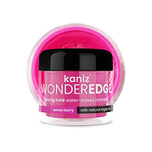 Kaniz Wonderedge Water-Based Pomade Lemon Berry 4 Fl Oz (Pack of 2)