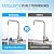 Yeehemes Water Transfer Pump 110V, 4 GPM 45 Psi US Plug, Brass Connector Self Priming Water Booster Pump RV Water Pump Used for Home Camper Sprayer