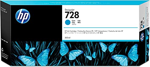 HP 728 Cyan, Cartouche Encre Originale