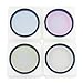 Astromania Deluxe Telescope LRGB 2 Inch Filter Set - Colour Filters for Use with Monochrome CCD Cameras - Give Stunning Astrophotographic Results