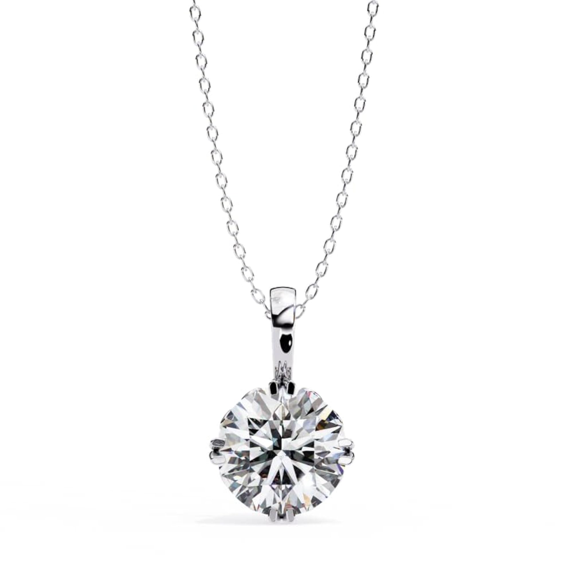 Women's 925 Sterling Silver Hallmarked Necklace with Secure Clasp
