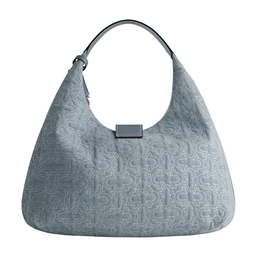 Bolso tote para mujer color beige miniatura 3