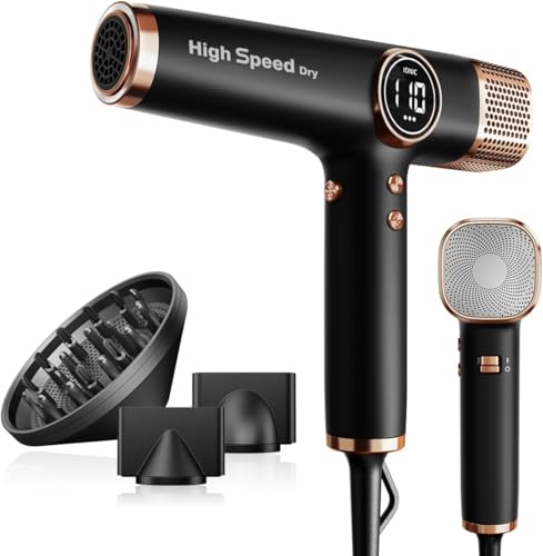 Secador pelo profesional con iones, Hair Dryer Iónico - Motor 110.000 RPM