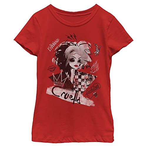 Disney Girl's Artsy Cruella T-Shirt