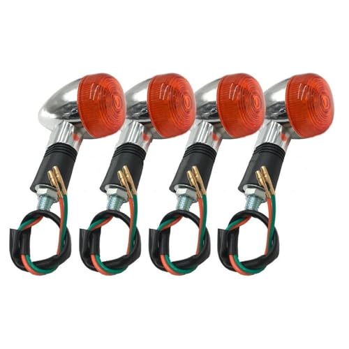 Clignotants moto finitions chromées pour Custom Steed VLX et Magna
