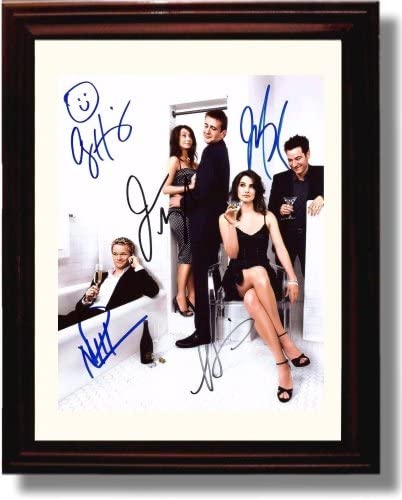 GenericHow I Met Your Mother Autograph Promo Print - How I Met Your Mother Cast - Framed 8x10