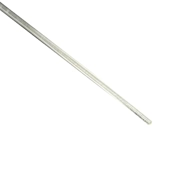 Duco USA-Made 1/16" Clear Acrylic Rods - 8 Pack of 18 Inch Plastic Dowel Rods for Crafts, Cake Topper Sticks, DIY Models, Acrylic Poles, Plant Stakes - Shatter-Resistant Clear Plexiglass Rods