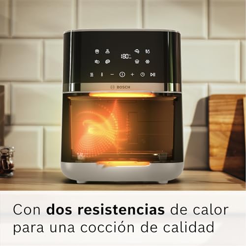 Miniatura 4 de Bosch, Freidora de aire Serie 4, 6.1L, Doble calor, Crema, MAF462C0