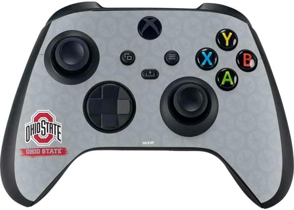 Skinit Decal Gaming Skin Compatible with Xbox Series X Controller - Officially Licensed Ohio State University Buckeyes Design