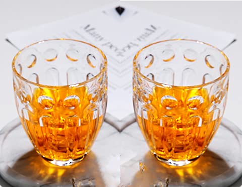 Image of Premium 350 ML Water & Juice Drinking Glasses Set of 6 Vintage Glassware Set for Juice, Cocktail, Mocktail,Whisky All Beverages Everyday Uses for Gift (6, MT-13)