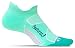 Feetures! Men's Elite Max Cushion No Show Tab, Mint + Capri, Medium