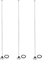 Vista 1 de Antena de radio aficionado NMO 150W VHF 136-174MHz 2M 18-Inch Antena móvil Paquete de 3