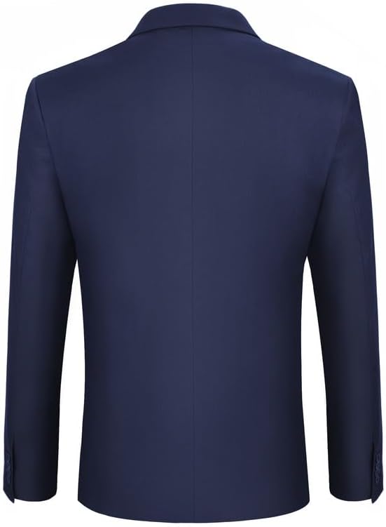 MAGE MALE Men’s Slim Fit Suit Jacket 2 Button Blazer Dress Business Wedding Party Jacket - Image 6