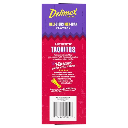 Delimex 00017696000610 Beef Taquitos Frozen Snacks thumb #6