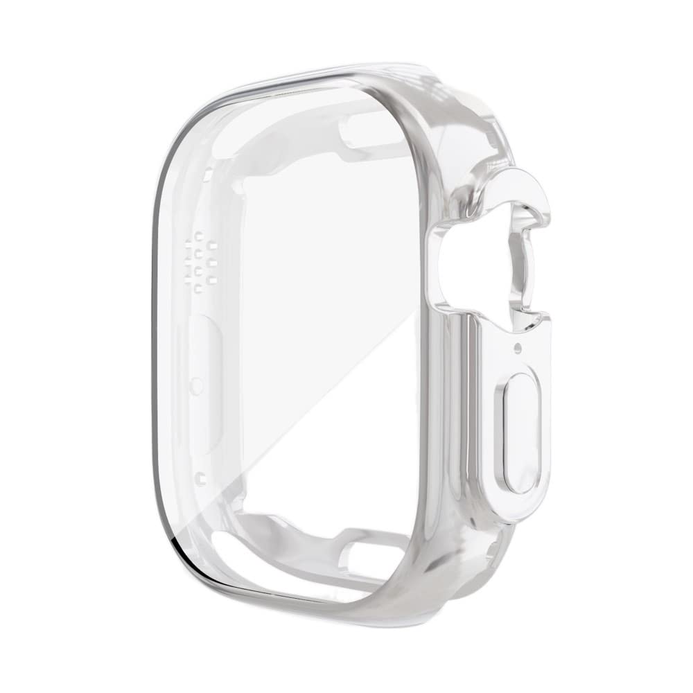 Coque Apple Watch Ultra 49mm élégante couleur argent finition bumper premium