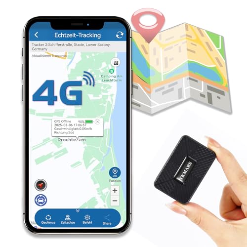 Mini Traceur GPS Voiture 4G avec Abonnement Antivol...