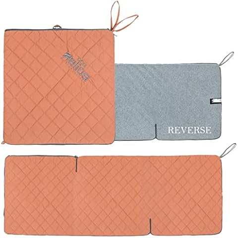 DOG HELIOS ® 'Boulder-Trek' 3-in-1 Expandable Surface Outdoor Travel Camping Dog Mat Cover