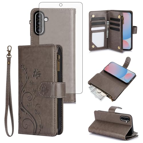 Coque Samsung Galaxy A56 anti-choc Asuwish YM020 UK Gris anti-rayures