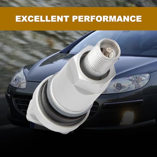 Attisfiera Reifendruckmonitor für 207 307 407 C4 C5 Mondeo 4-teilig Silber Reparatursatz Reifendruckventil, TPMS Ventil Reparatur
