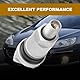Attisfiera Reifendruckmonitor für 207 307 407 C4 C5 Mondeo 4-teilig Silber Reparatursatz Reifendruckventil, TPMS Ventil Reparatur