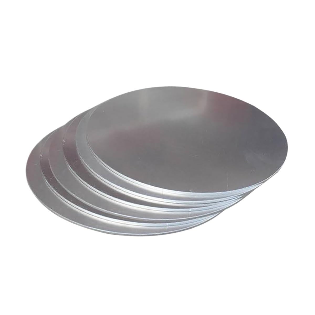 Placa de hoja de disco redondo de aluminio 1060, círculo de Metal personalizable, 1 ud.(2MM*200MM)