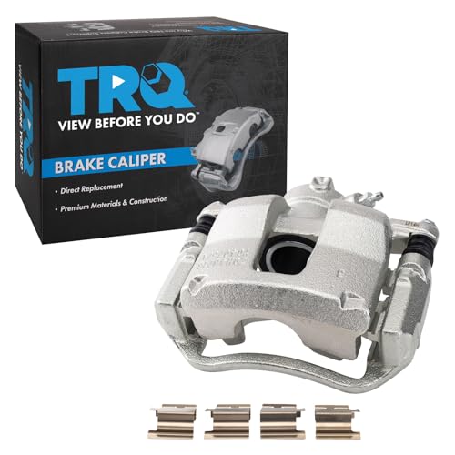 Image of TRQ Rear Right Brake Caliper w /Bracket Passenger Side
