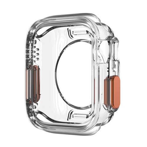 Coque Apple Watch antichoc intégrale en TPU souple pour séries 10 9 8 7 46mm