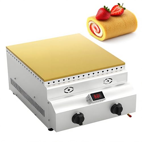 Máquina para hacer panqueques con plancha de cobre, diseño comercial de soufflé para panqueques perfectos, ideal para la cocina del hogar, restaurante, panadería, snack bar