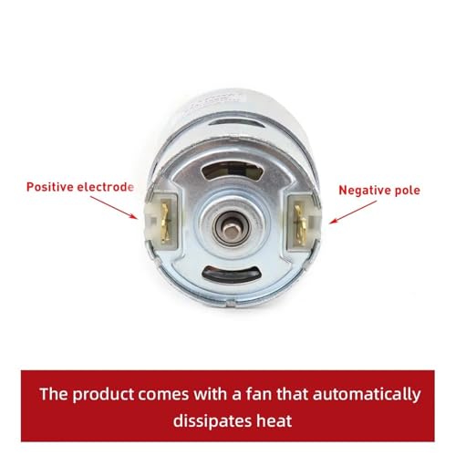 Moteur à balais courant continu 12V pour mini broche CNC - 7