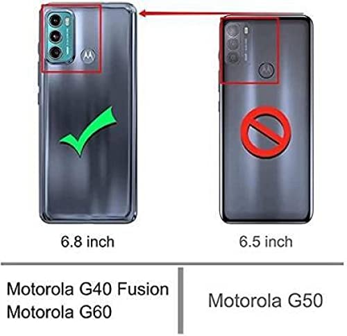 Image of for |[ Motorola Moto G60 / G40 Fusion Plus ] Back Cover Bumper Protective Case for [ Motorola Moto G60 / G40 Fusion Plus ] Silicone Flexible TPU Back Cover Case - Transparent