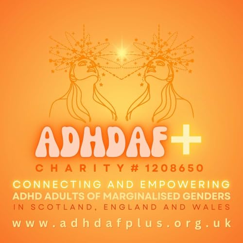 ADHDAF+ Charity Begins Podcast Por  arte de portada
