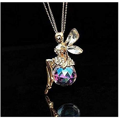 Car charms for rear view mirror Rainbow Guardian Angel Crystal Guardian Angel Rearview Mirror Window Hanging & Porch Decor