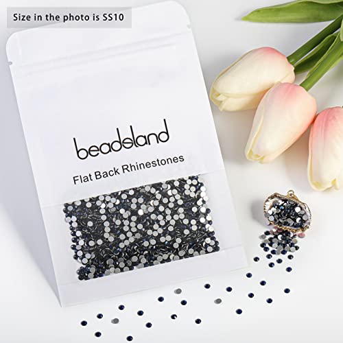 Image of Beadsland Flat Back Crystal Rhinestones,Montana, SS10, 1440pcs