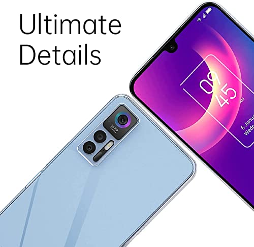 GEJEFA Case for TCL 30 5G/TCL 30 Plus/TCL 30+, Shockproof Crystal Clear Slim Soft Silicone TPU Protective Phone Cover for TCL 30 5G by GEJEFA - Used condition - Image 4